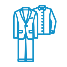 Suit + 5 shirt bundle